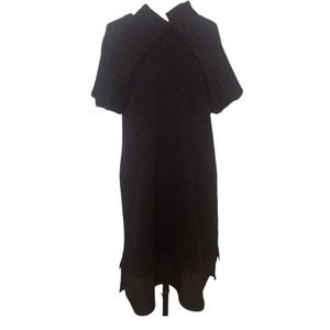 Adrienne Vittadini Galaxy Black Merino Wool Blend adress